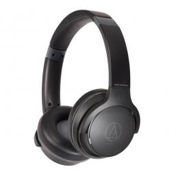オーディオテクニカ ATH-S220BT BK ワイヤレスヘッドホン ブラック Bluetooth 最大60時間再生 急速充電 低遅延モード マルチポイント対応