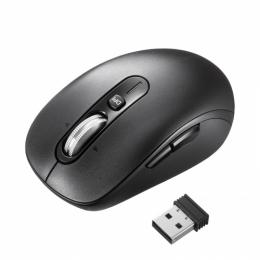 サンワサプライ MA-WBS530BK 静音ワイヤレスマウス（チルトホイール・高速スクロール）
