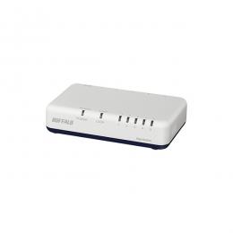 BUFFALO LSW7-GT-5EP/WH Giga5ポート スイッチングハブ 電源外付け プラスチック筐体 マグネット付属 ホワイト