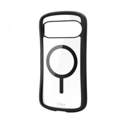 ELECOM PM-P252GRPFMBK Google Pixel 10/Google Pixel 10 Pro/Grippy/フレームカラー/ストラップ/MAGKEEP/ホールシート付/ブラック