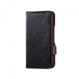 ELECOM PM-P252PLFYBK Google Pixel 10/Google Pixel 10 Pro/ソフトレザーケース/磁石付/耐衝撃/ステッチ/ブラック