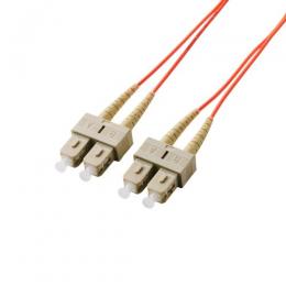 ELECOM OC-SCSC2M2/3 光ファイバー/SC-SC/2芯/OM2/3m