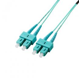 ELECOM OC-SCSC2M3/1 光ファイバー/SC-SC/2芯/OM3/1m