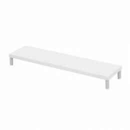 サンワサプライ EMR-LCM10025W eモニタ台（丸脚・白天板）W1000×D250【受注生産品】