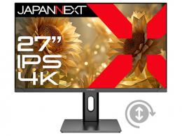 【法人様宛限定】JAPANNEXT JN-IPS27U2-HSP 液晶ディスプレイ 27型/3840×2160/HDMI×2、DP×2/ブラック/スピーカー有/2年保証