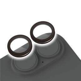 ELECOM PM-A25AFLLGARBK iPhone 17/iPhone 16/iPhone 16 Plus/カメラレンズガラスフィルム/超透明/ブラック