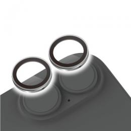 ELECOM PM-A25AFLLGSV iPhone 17/iPhone 16/iPhone 16 Plus/カメラレンズガラスフィルム/シルバー