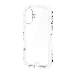 ELECOM PM-A25AGRPACR iPhone 17/Grippy/オールクリア/メタルステッカー付/クリア