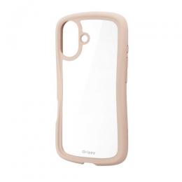 ELECOM PM-A25AGRPFCBE iPhone 17/Grippy/フレームカラー/メタルステッカー付/ベージュ