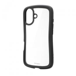 ELECOM PM-A25AGRPFCBK iPhone 17/Grippy/フレームカラー/メタルステッカー付/ブラック