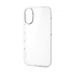 ELECOM PM-A25APV06CR iPhone 17/ハードケース/極薄/0.6mm/メタルステッカー付/クリア