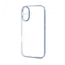 ELECOM PM-A25AUCTMKBU iPhone 17/ソフトケース/極限/メタリック/メタルステッカー付/メタリックブルー