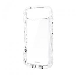 ELECOM PM-A25BGRPACR iPhone Air/Grippy/オールクリア/メタルステッカー付/クリア