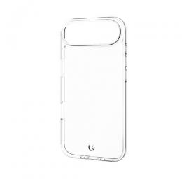 ELECOM PM-A25BUCTCR iPhone Air/ソフトケース/メタルステッカー付/クリア