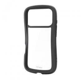 ELECOM PM-A25CGRPFCBK iPhone 17 Pro/Grippy/フレームカラー/メタルステッカー付/ブラック