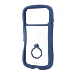 ELECOM PM-A25CGRPFRNV iPhone 17 Pro/Grippy/フレームカラー/リング付/ネイビー