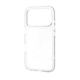 ELECOM PM-A25CHVCKMCR iPhone 17 Pro/ハイブリッドケース/メタルステッカー付/シルキークリア