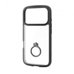 ELECOM PM-A25CTSLFCRBK iPhone 17 Pro/TOUGH SLIM LITE/フレームカラー/リング付/ブラック