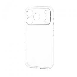 ELECOM PM-A25CUCTKCR iPhone 17 Pro/ソフトケース/極限/メタルステッカー付/クリア