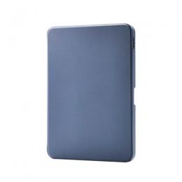 ELECOM TB-A25RMG360BG iPad 11インチ(A16)/10.9インチ(第10世代)/フラップケース/360度回転/マグネット着脱/背面クリア/ブルーグレー