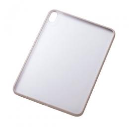 ELECOM TB-A25RTSLOGB iPad 11インチ(A16)/10.9インチ(第10世代)/クリアケース/背面クリア/軽量/カラーエッジ/グレージュ