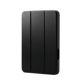 ELECOM TB-A25SSABK 8.3インチiPad mini(A17 Pro)/フラップケース/衝撃吸収/Apple Pencil収納/スリープ対応/ブラック