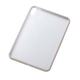 ELECOM TB-A25STSLOGB 8.3インチiPad mini(A17 Pro)/クリアケース/背面クリア/軽量/カラーエッジ/グレージュ