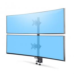 StarTech.com H2MPV-MONITOR-MOUNT モニターアーム/Cクランプ/2画面/最大49インチ/16：9/32：9/耐荷重32kg/VESA/ディスプレイスタンド
