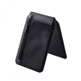 ELECOM AMS-MAGCWSBK スマホスタンド/MAGKEEP/ミニウォレット/ポケット付き/薄型/動画視聴/ブラック