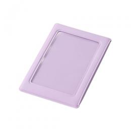 ELECOM IC-PCMGPU チェキアクセサリ/フォトケース/ぷっくりフレーム/推し活/MagSafe対応/マグネット吸着/カラフル/ラベンダー