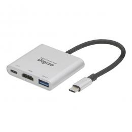 プリンストン PUD-PDC1HA PD65W対応 USB Type-C ミニドッキングステーション