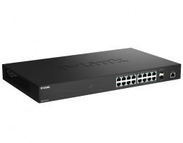D-Link(ディーリンク) DMS-1250-18/A1 DMS-1250-18 マルチギガビットL2スマートマネージドスイッチ、10/100/1000/2.5G BASE-Tポート×16、10G SFP+スロット×2、ファンレス、リミテッドライフタイム保証対象