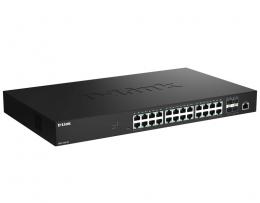 D-Link(ディーリンク) DMS-1250-28/A1 DMS-1250-28 マルチギガビットL2スマートマネージドスイッチ、10/100/1000/2.5G BASE-Tポート×24、10G SFP+スロット×4、リミテッドライフタイム保証対象