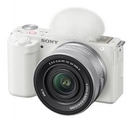 Sony ZV-E10K/W デジタル一眼カメラ α VLOGCAM ZV-E10 パワーズームレンズキット ホワイト