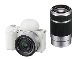 Sony ZV-E10X/W デジタル一眼カメラ α VLOGCAM ZV-E10 ダブルズームレンズキット ホワイト