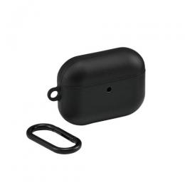 ELECOM AVA-AP07PLCBK AirPods Pro 3対応ソフトレザーケース/カラビナ付き/ブラック