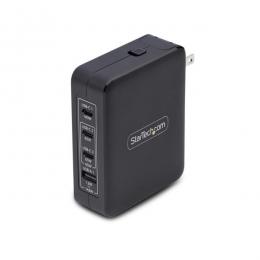 StarTech.com 3114GCN-WALL-CHARGER USB充電器/4ポート（3 USB-C +1 USB-A）/最大140W/PD 3.1対応/GaN採用/急速充電