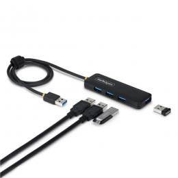 StarTech.com H5A4A-USB-HUB-2 USB 3.0ハブ/4ポート USB-A/5Gbps/バスパワー/PCR樹脂筐体/61cmロングケーブル/小型・軽量