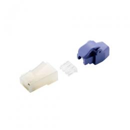 ELECOM LD-6RJ45T10/TP2 RJ45中継コネクタ/Cat6対応/単線・ヨリ線両対応/ツメ折れ防止/ロードバー・プロテクター付/10個入/ハーフクリア