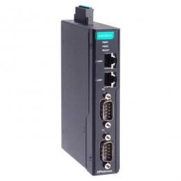 MOXA NPort IA5250I-G2-T 産業オートメーション用 DINレール 2ポート シリアルデバイスサーバー アイソレーション (ワイド温度モデル)