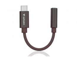 Verbatim CBTCAUDIOZV2 変換ケーブル USB Type-C 3.5mm オーディオ変換アダプター ブラック