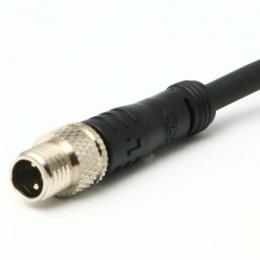 ELECOM PZBACN030-0002 防水インダストリアルケーブル/M8/3ピン(オス)