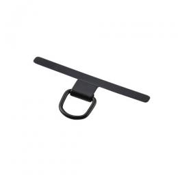 ELECOM P-STHD1SBK ストラップホールシート/ステンレス/高強度/1口タイプ/2枚入り/保護シート2枚付属/ブラック