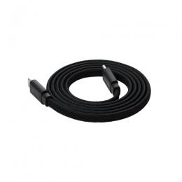 ELECOM MPA-CCTMGF10BK USB Type-C to USB Type-Cケーブル/まとまるマグネット/フラットナイロンメッシュ/USB Power Delivery対応/最大60W/1.0m/ブラック