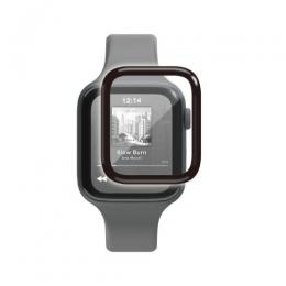 ELECOM AW-25DFLGFRBK Apple Watch 44mm/ガラスフィルム/フレーム付/光沢