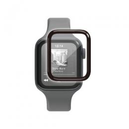 ELECOM AW-25EFLGGR Apple Watch 40mm/フルカバーガラスフィルム/高透明/指紋防止/治具付