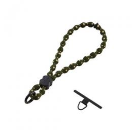 ELECOM P-STHSTKH スマホハンドストラップ/伸縮/こぶ紐/軽量/デザイン柄/ステンレスストラップホールシート付属(1口タイプ×1枚)/ストライプ/カーキ