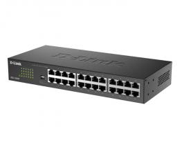 D-Link(ディーリンク) DGS-1024D/J1 DGS-1024D ギガビットアンマネージドスイッチ、10/100/1000BASE-T×24、電源内蔵、メタル筐体、5年保証