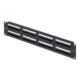 StarTech.com CPANEL48 パッチパネル/48ポート/2Uラックマウント/Cat5e Cat6/110型パンチダウン対応/サーバーラックアクセサリー