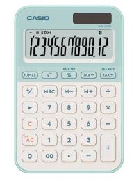 CASIO MW-C20D-LG-N デザイン電卓 カラフル ライトグリーン